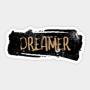 Dreamer Cute Classy Art Sticker